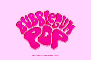 PINK GLOSSY Chrome Effect Photoshop, a Layer Style Add-On by Vermeulen Design Studio (Thumbnail 1 of 4)
