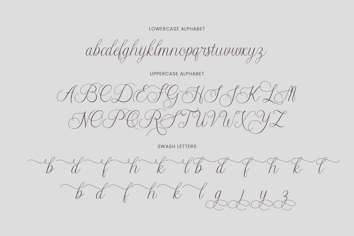 Idgitaf | Calligraphy Script Font, a Script Font by Mahesans Co (Photo 5 of 10)