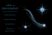 Cold Blue Cosmic PNG Overlays, an Object Graphic by PixelJungle (Thumbnail 2 of 4)