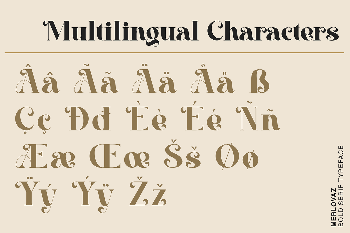 Merlovaz, a Serif Font by ilhamtaro (Photo 9 of 10)