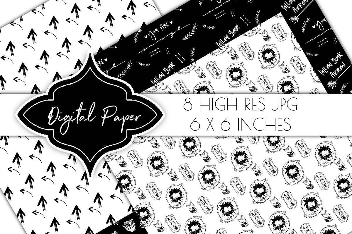 scandinavian digital paper, pattern, a Pattern Graphic by Personal Epiphany (Photo 2 of 3)