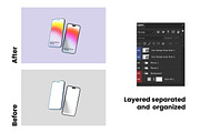 Floating Smartphone Mockup, a Mockup by My Code Std (Thumbnail 6 of 6)