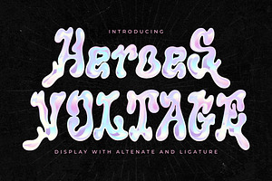 Heroes Voltage A Display Serif Font