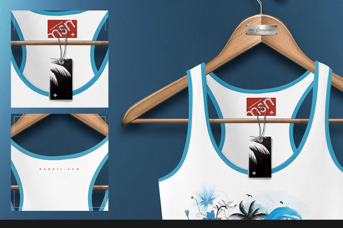 Racerback Tank On 5 Stages Mock-up, a Hoody Mockup by Mocca Mockups Store (Photo 9 of 68)