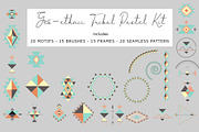 GEOETHNIC Geometric BRUSH & PATTERNS, a Pattern Graphic by Design Unique (Thumbnail 7 of 10)