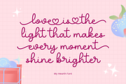 My Heart - Valentine Font, a Blackletter Font by Mozatype (Thumbnail 4 of 8)