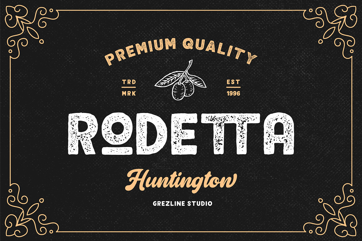 Rodetta - Handdrawn Font, a Sans Serif Font by Grezline Studio (Photo 1 of 8)