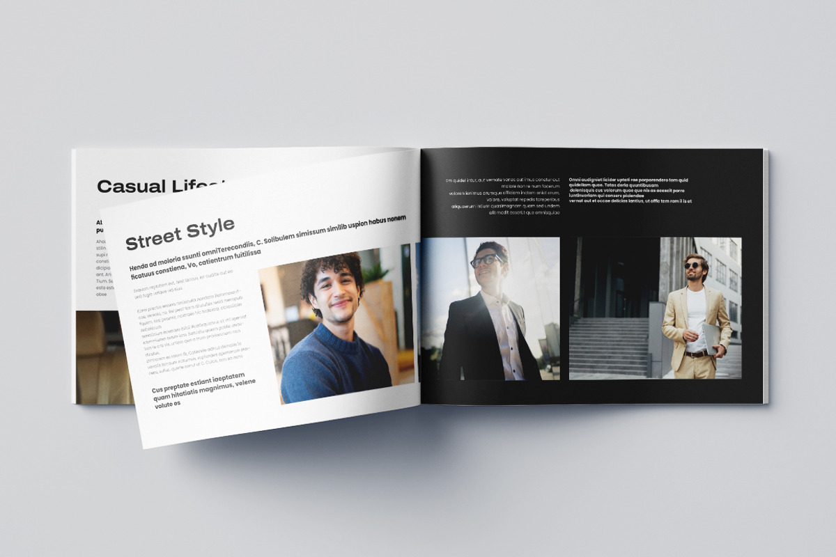 Photo Book Landscape Layout, a Magazine Template by Pixelpick (Photo 6 of 9)