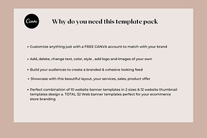 Website Banner Template Canva