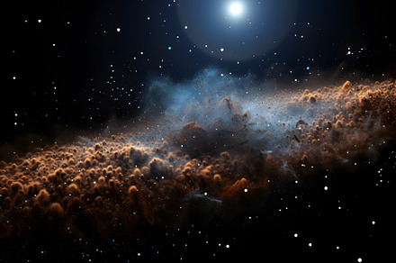 Galaxy from cosmic dust and stars., a Nature Photo by Rov.7