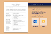 Modern Professional Resume Template, a Resume Template by VictoriousVita (Thumbnail 2 of 8)