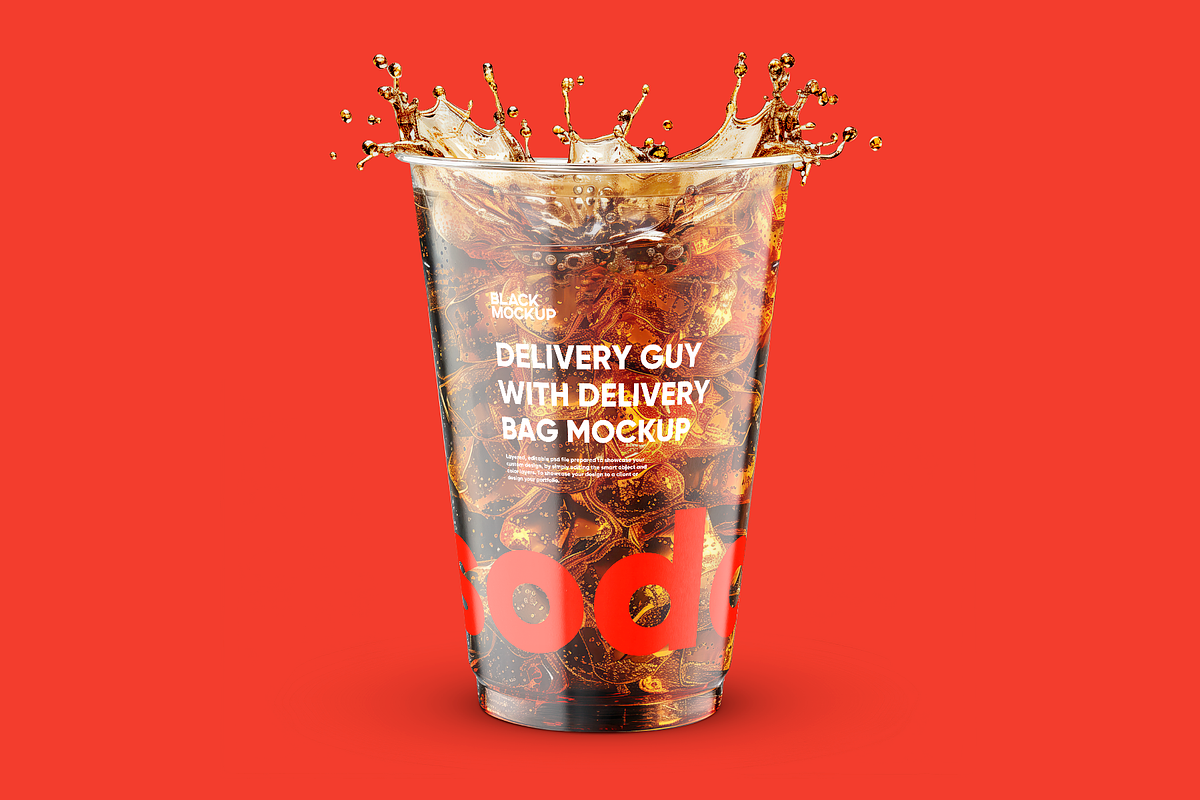 Soda Cup 500ml With Ice Mockup, a Cups & Container Mockup by BlackMockup (Photo 9 of 14)