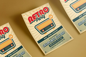 Retro Music Flyer, a Flyer Template by VectorVactory