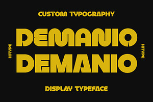 Demanio Display Typeface