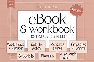 The ULTIMATE eBook Template Bundle, a Marketing Template by Templatables