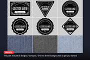 Leather Badge Photoshop Actions, an Action Add-On by Blacknull (Thumbnail 8 of 12)