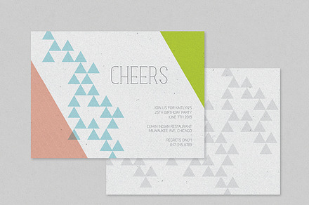 Triangle Party Invitation