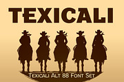 Texicali Alt 88 Font Set, a Font by FontMesa (Thumbnail 1 of 2)