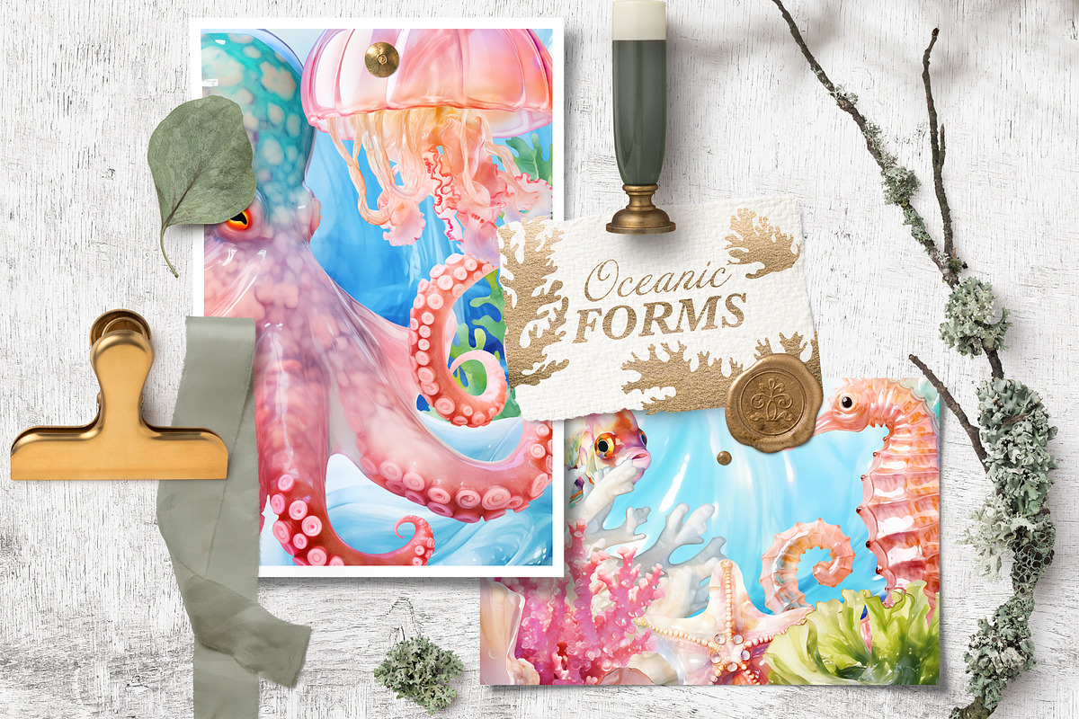 Sea collage creator, an Object Graphic by TheCuteShop (Photo 4 of 10)