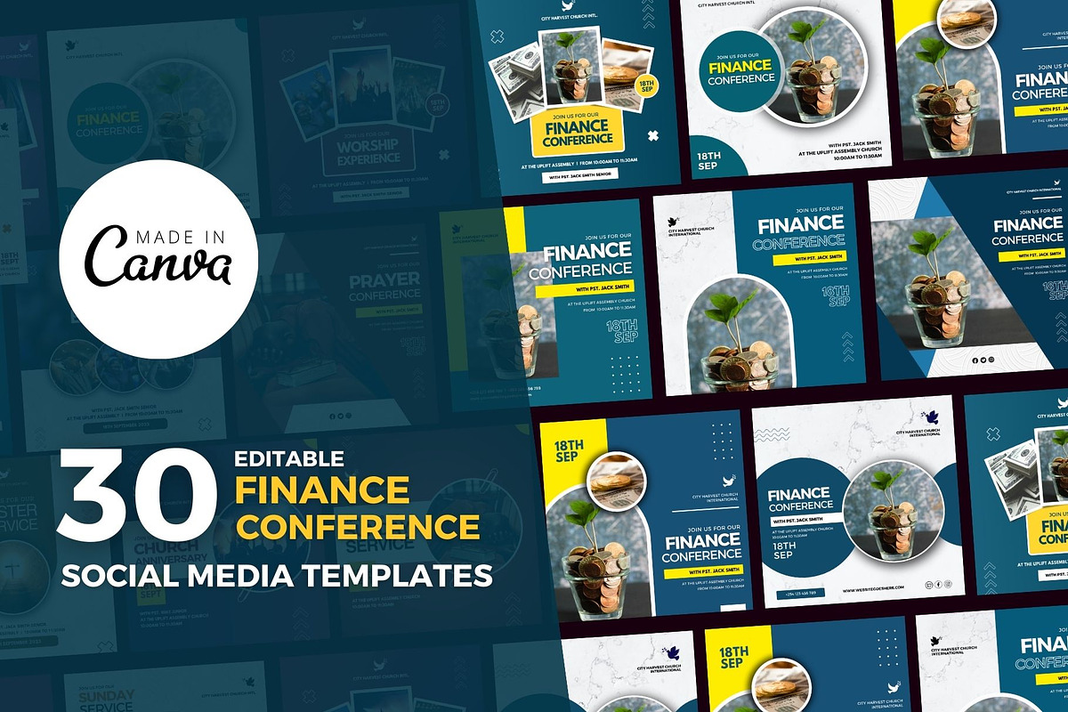 270+ Premium Church Flyer Bundle, a Social Media Template by MK Creatives (Photo 10 of 12)