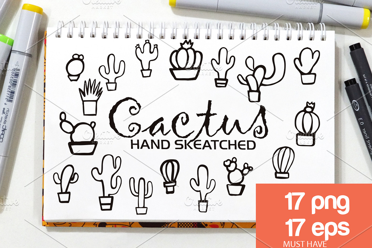 Cactus ClipArt - Vector & PNG, an Illustration by Creative Shop (Photo 2 of 2)