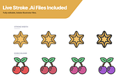 500 Video Game Elements Vector Icons, an Outline Icon by Juicy Icons (Thumbnail 3 of 6)