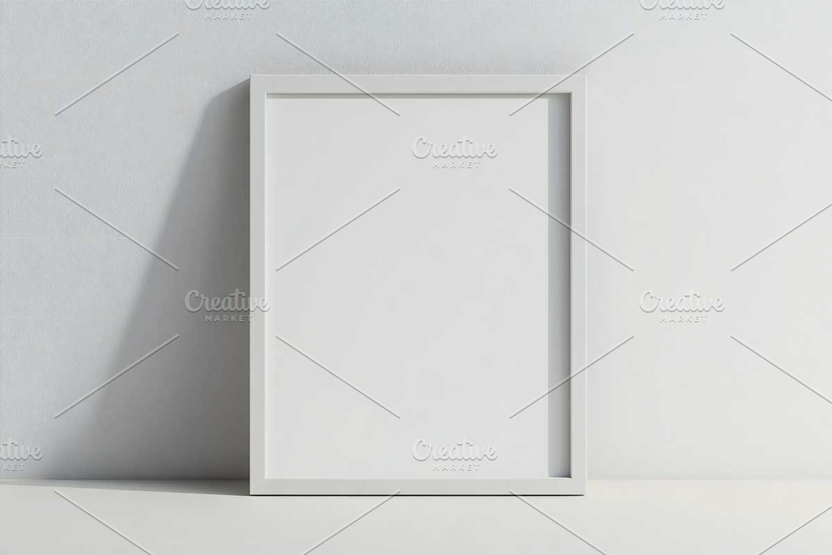 Empty Poster Frame in Interior, an Arts & Entertainment Photo by VetalStock (Photo 10 of 11)