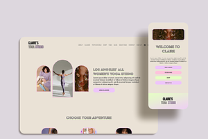 Claire -Squarespace Website Template