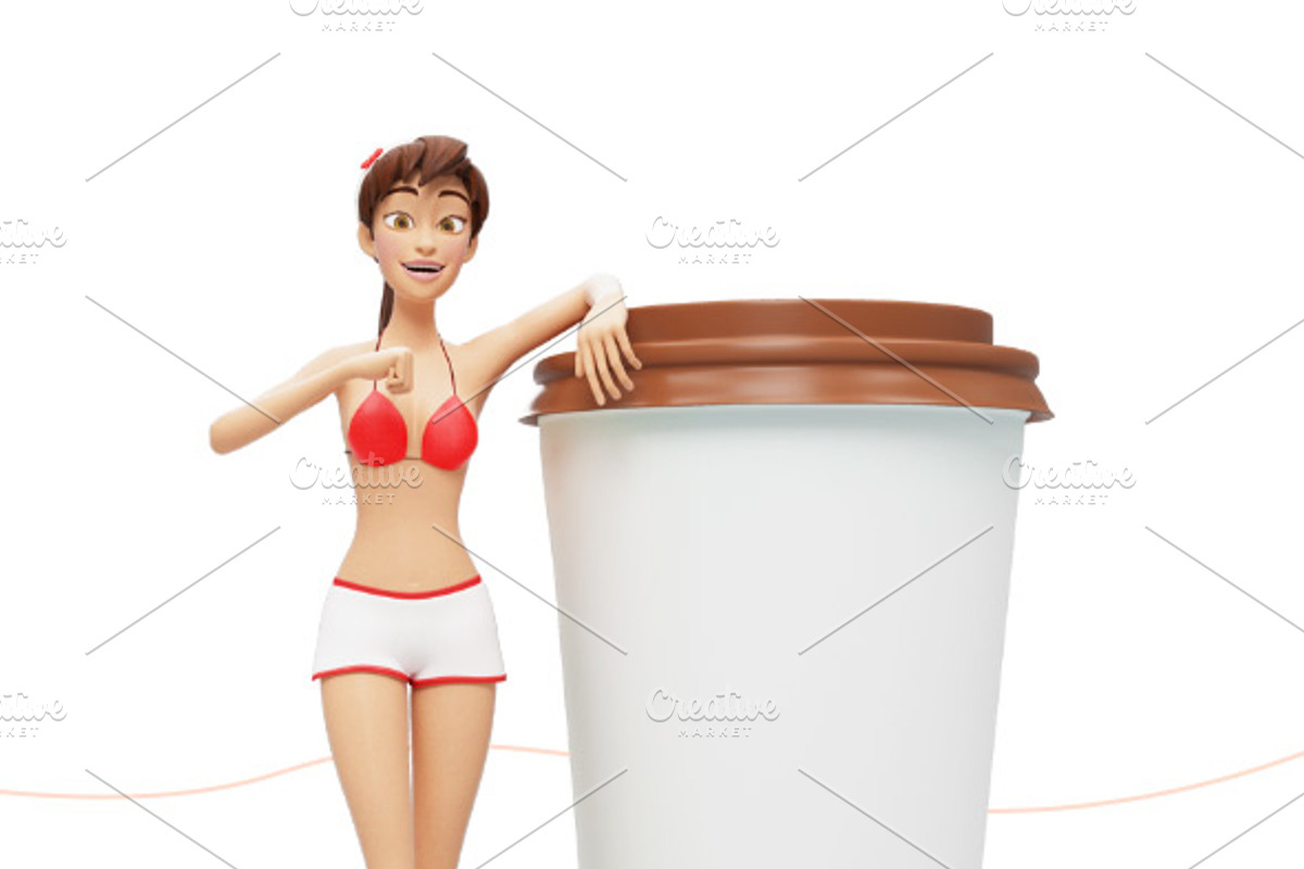 35 Promo Mock-Ups w/ Swimsuit Jenny, an iPad Mockup by Oleg Ribar (Photo 8 of 30)