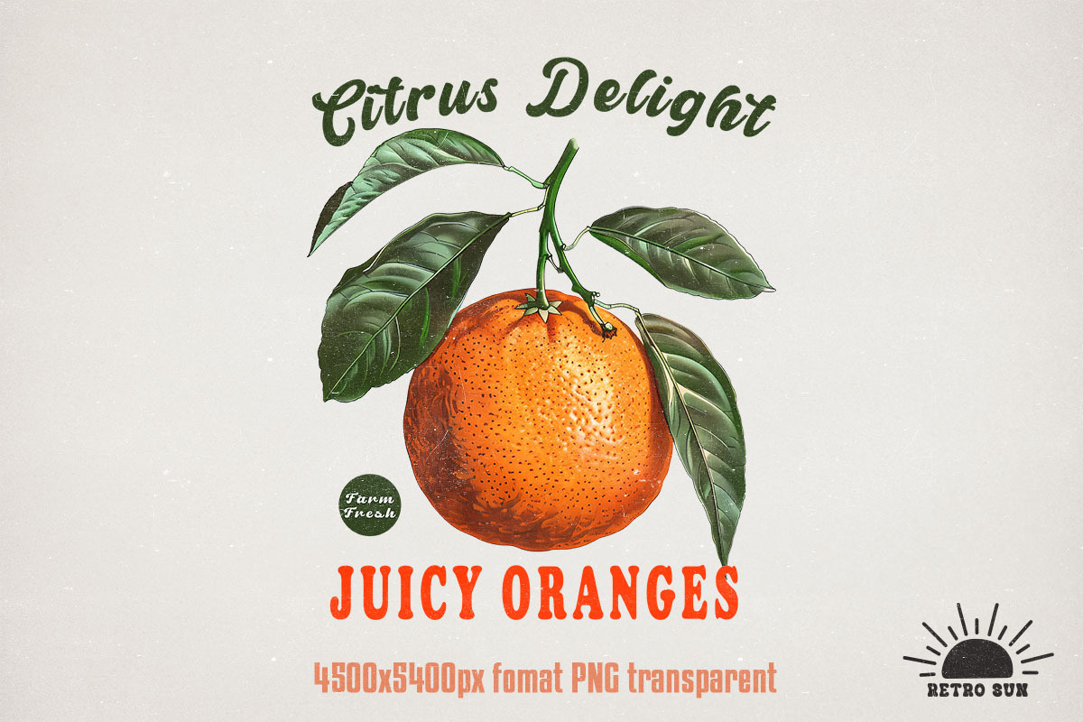 Vintage Fruits Sublimation Bundle, an Object Graphic by GlitterCraft (Photo 15 of 21)