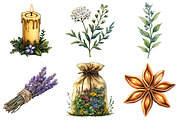 Herbal Witch Sublimation Clipart Bun, an Illustration by Daily.Designs (Thumbnail 3 of 5)