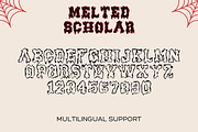Melted Scholar, a Sans Serif Font by Dm Studio (Thumbnail 10 of 11)