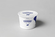 Yoghurt Cup Mock-up, a Packaging Mockup by zippypixelstudio (Thumbnail 4 of 9)