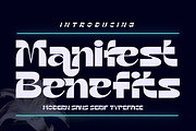 Manifest Benefits Font, a Sans Serif Font by 177Studio (Thumbnail 1 of 8)