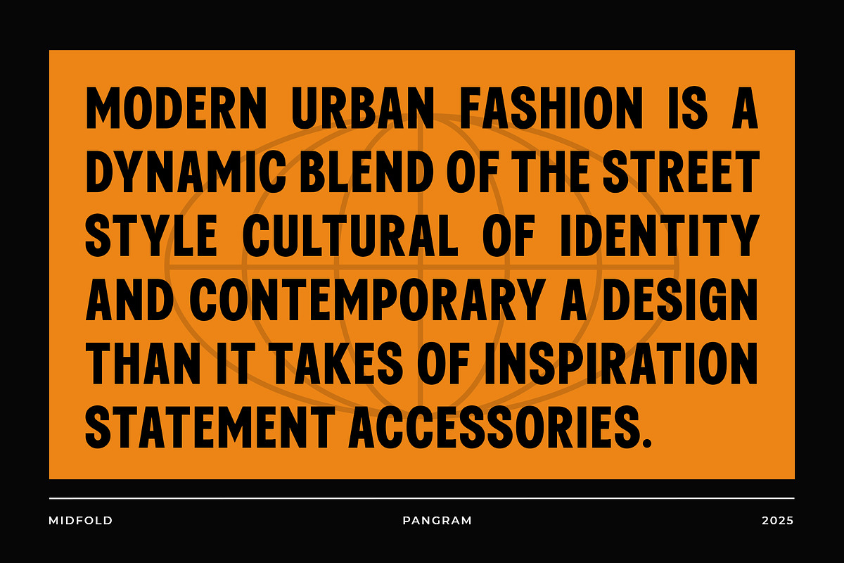Midfold - Sans Serif Display, a Sans Serif Font by Typia Nesia (Photo 6 of 12)