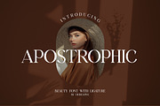 Apostrophic Beauty Serif Font, a Serif Font by UICreative (Thumbnail 1 of 12)