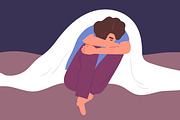 Depression and loneliness concept, a Person Illustration by Good Studio (Thumbnail 2 of 3)
