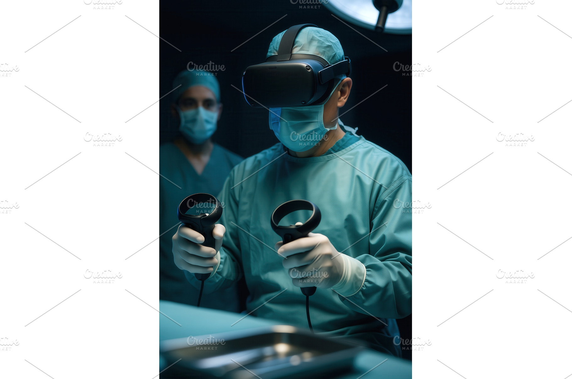 Surgeon wearing virtual reality, a Health & Medical Photo by Sergey Kotenev