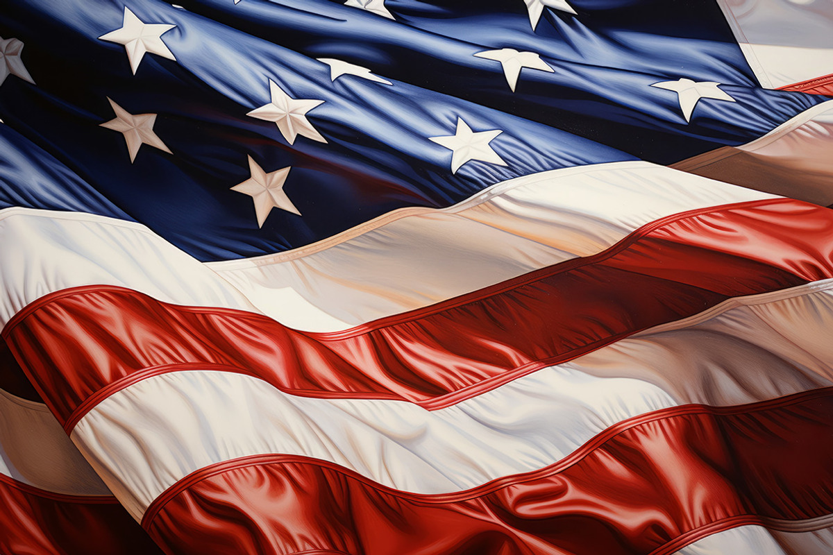Flag of the United States., a Decorative Illustration by Handmadefont (Photo 7 of 10)