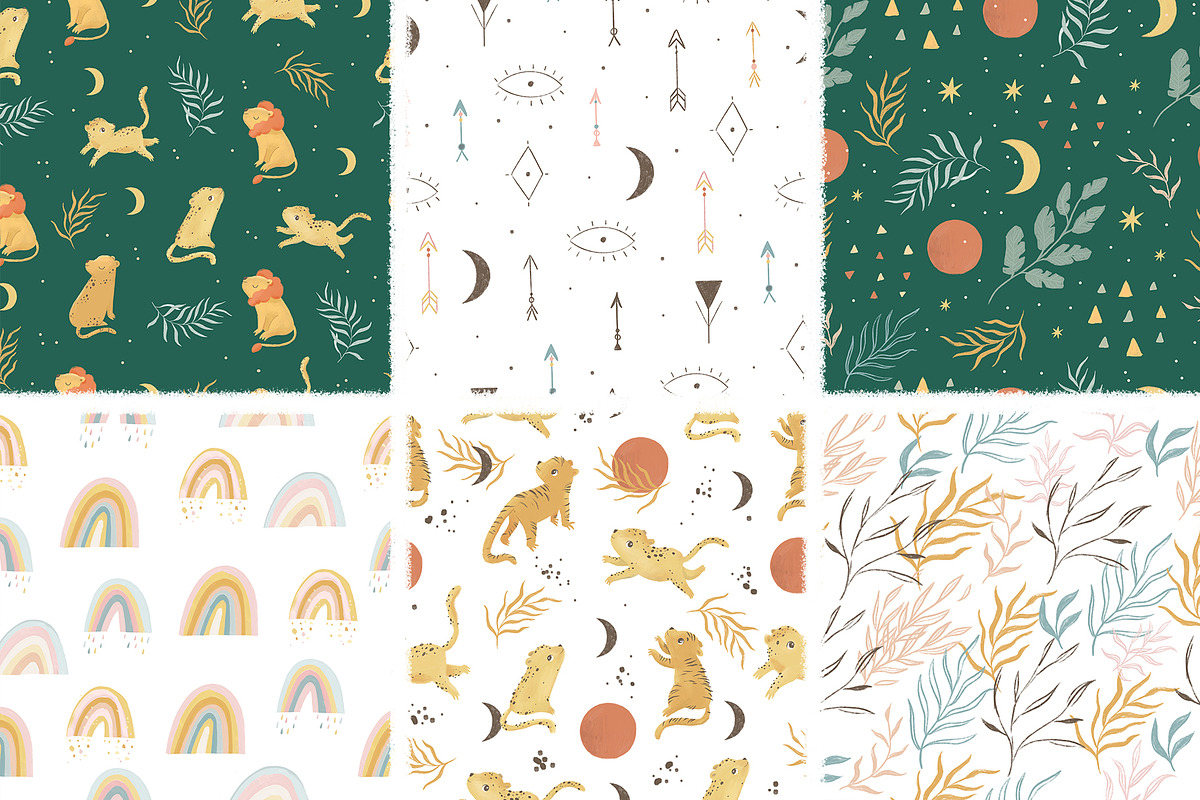 Boho animals. Rainbow clipart, an Animal Illustration by Lesya Skripak (Photo 9 of 10)