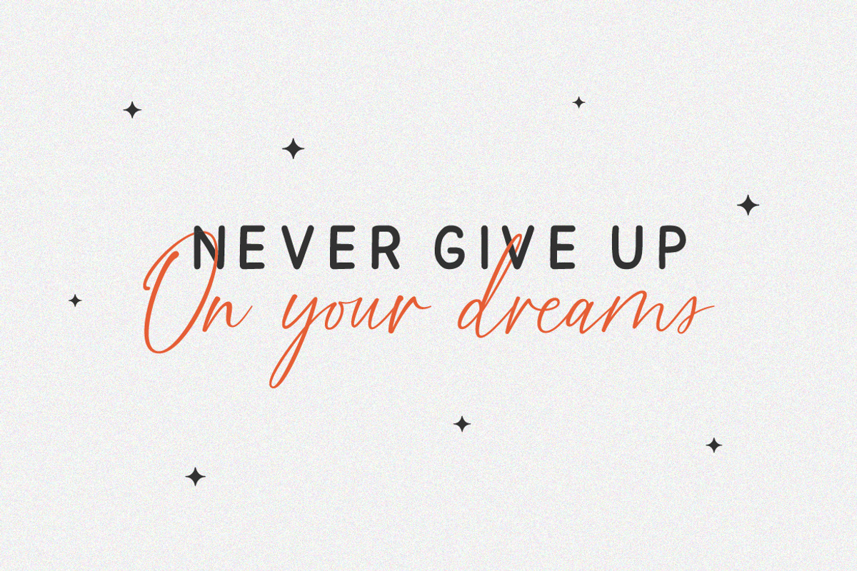 Golden Dream | Font Duo + Extras preview 2