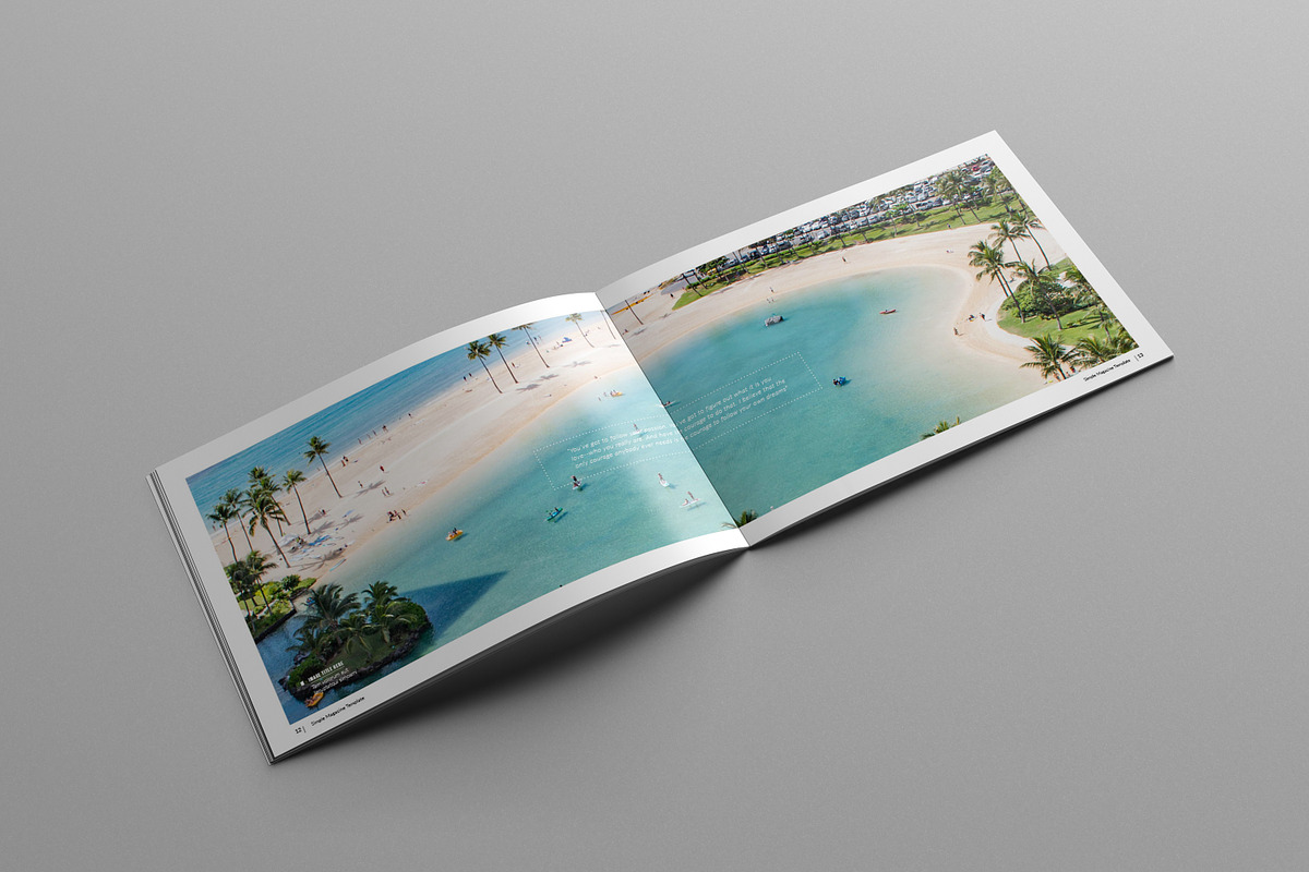 Landscape Magazine Template III, a Magazine Template by Uloel Design (Photo 6 of 12)