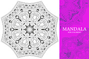 Mandalas for coloring 14, an Object Graphic by Watercolor fantasy (Thumbnail 3 of 9)