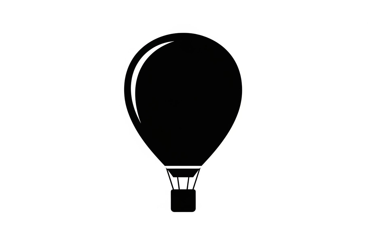 Hot Air Balloon Silhouette Bundle, an Illustration by Designer_Momina (Photo 21 of 51)