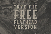 Flathead Vintage Typeface | Font, a Sans Serif Font by Headfonts (Thumbnail 9 of 9)