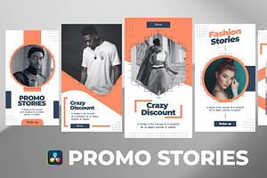 Promo Stories for DaVinci Resolve, a Templates & Theme by iamkoltunov