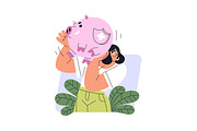 Insurance policies concept set, a Finance Illustration by PaperTrident (Thumbnail 2 of 12)