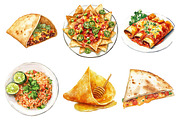 Watercolor Mexican Food Clipart, an Illustration by Daily.Designs (Thumbnail 2 of 5)