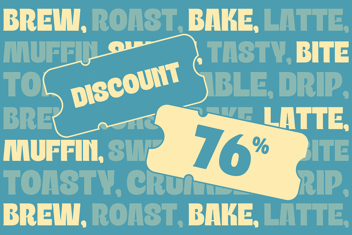Food Brand - Bold Display Cafe Font, a Sans Serif Font by Nirmana Visual (Photo 12 of 13)
