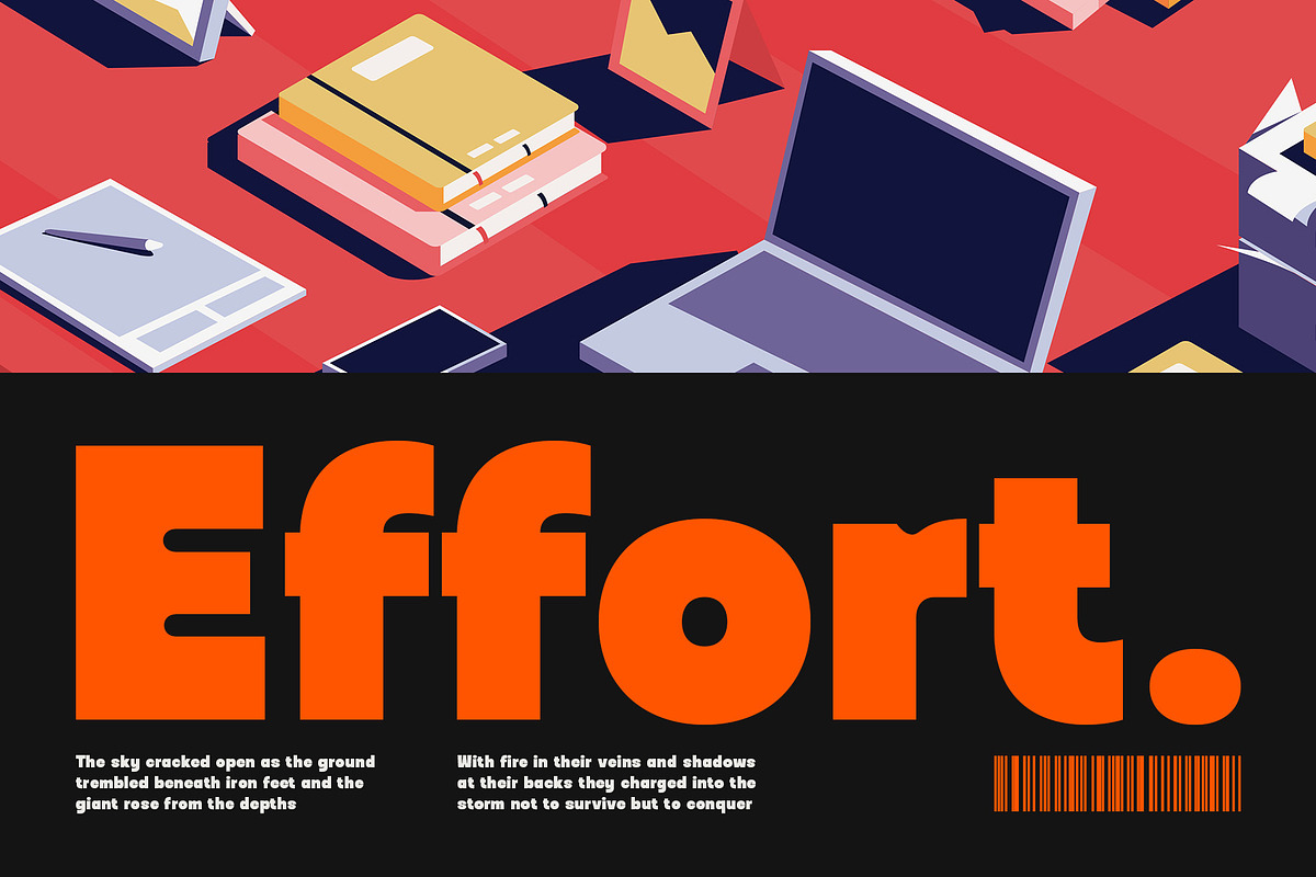 CS Garvey – Bold Font, a Sans Serif Font by Craft Supply Co. (Photo 7 of 8)